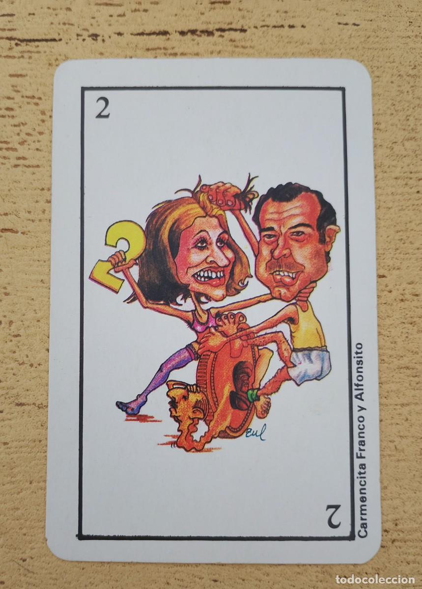 Playing Cards: Carmen Mart&iacute;nez Bordiu y Alfonso de Borb&oacute;n y Dampierre, Naipe Baraja Hispania, Revista El Jueves