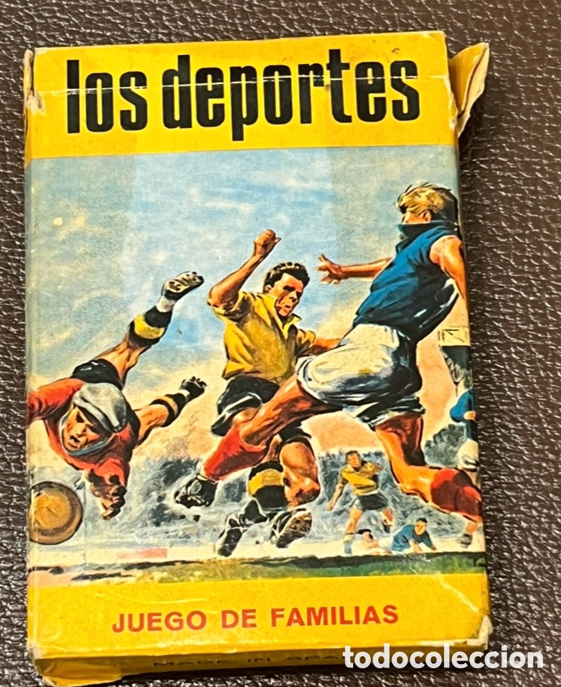 Barajas de cartas: Baraja Infantil. LOS DEPORTES. Juego de Familias. Fournier.