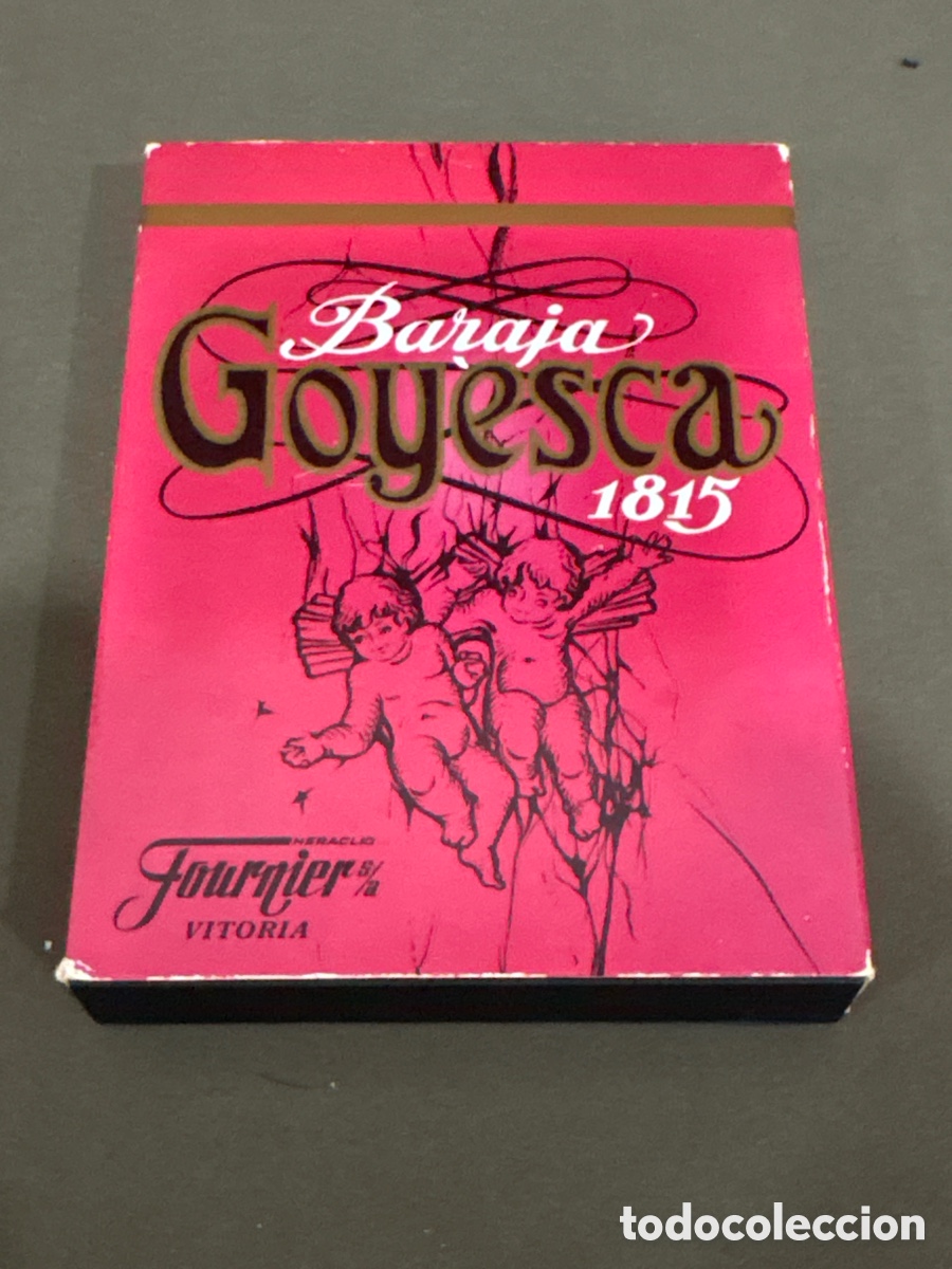 Barajas de cartas: BARAJA ESPA&Ntilde;OLA GOYESCA 1815 HERACLIO FOURNIER*COMPLETA*