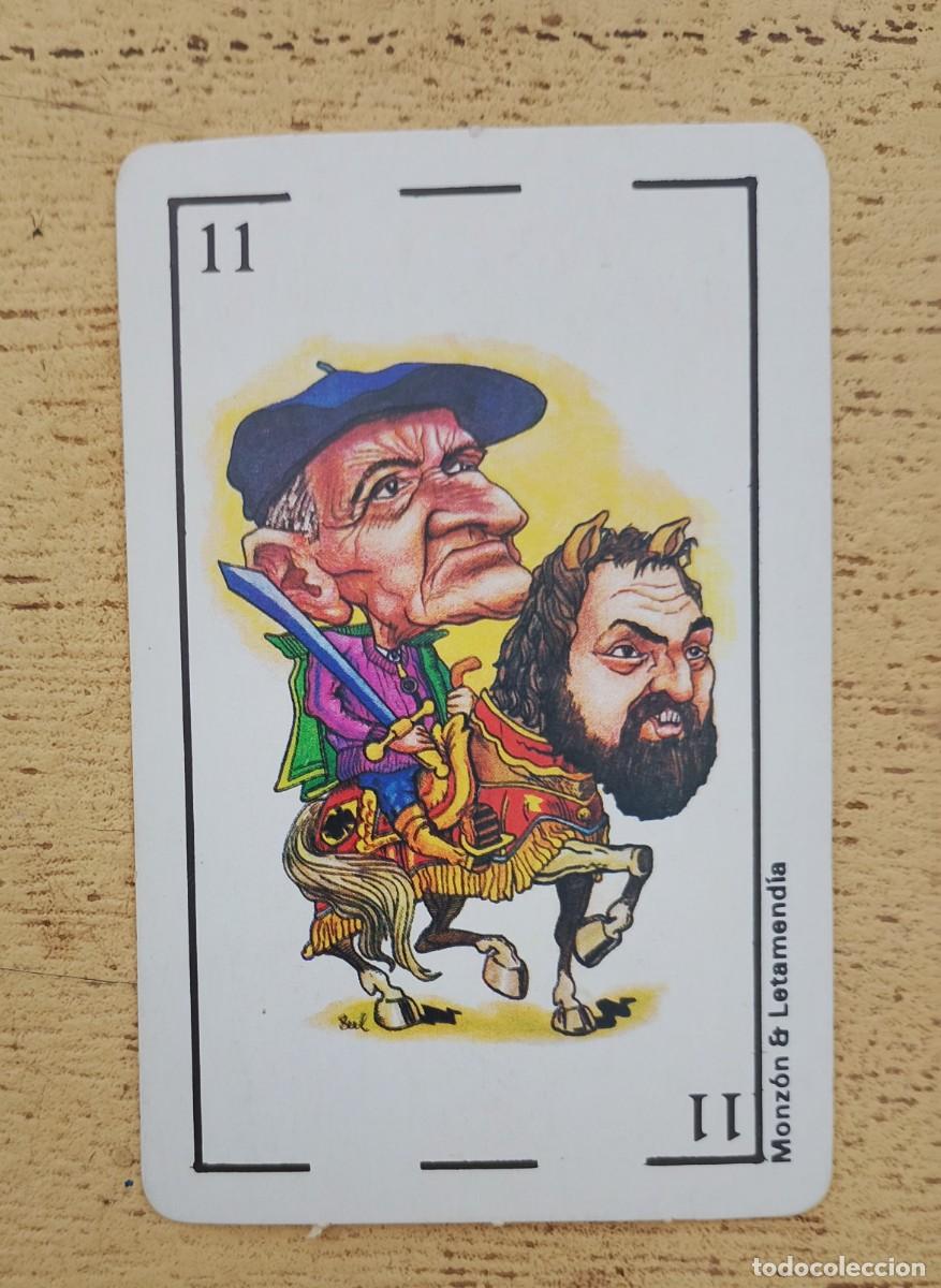 Barajas de cartas: Telesforo Monz&oacute;n y Francisco Letamendi, Naipe Baraja Hispania, Revista El Jueves