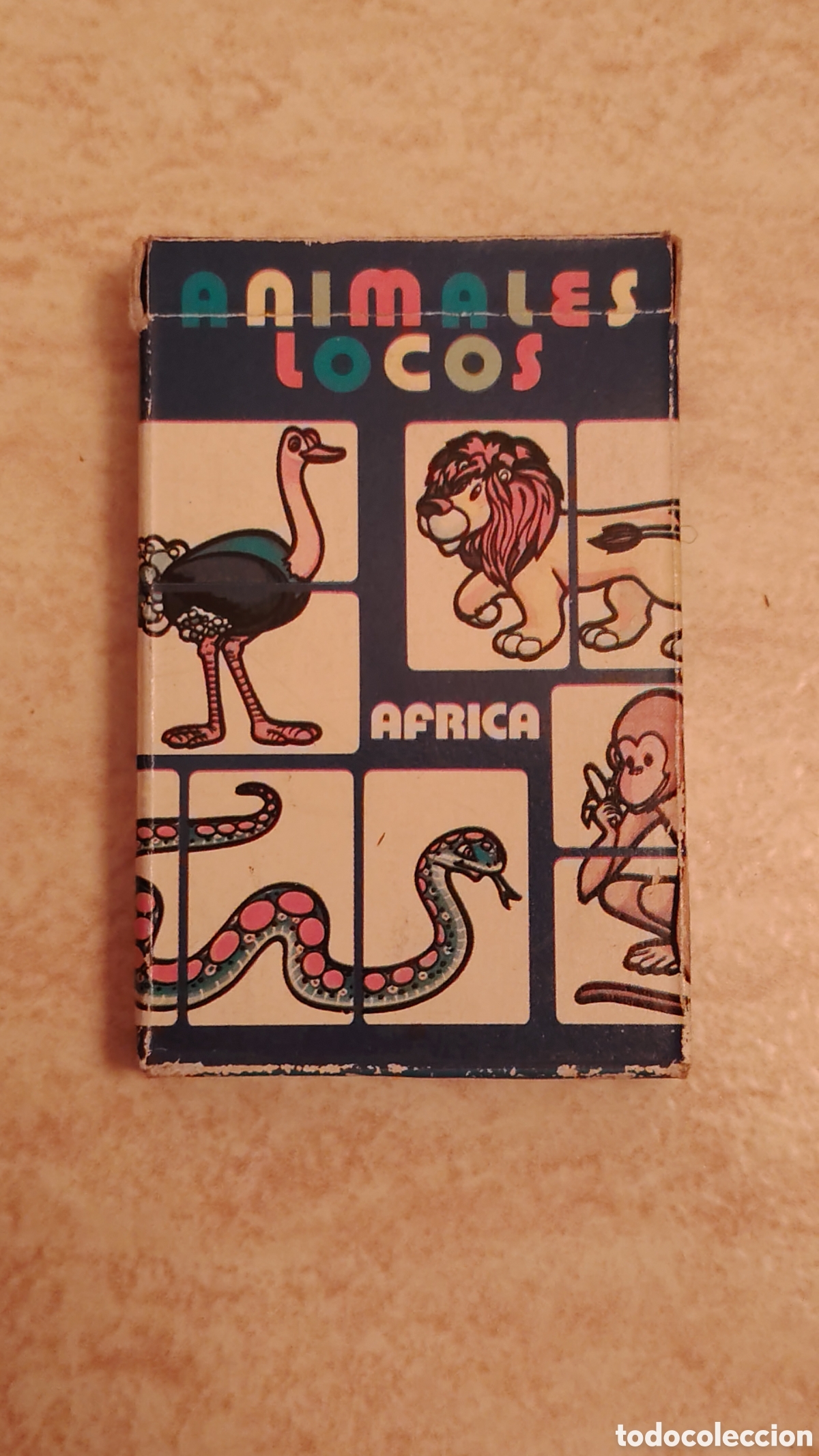 Barajas de cartas: Baraja cartas Animales Locos &Aacute;frica - Fournier - COMPLETO CON INSTRUCCIONES CONTENIDO SIN USAR