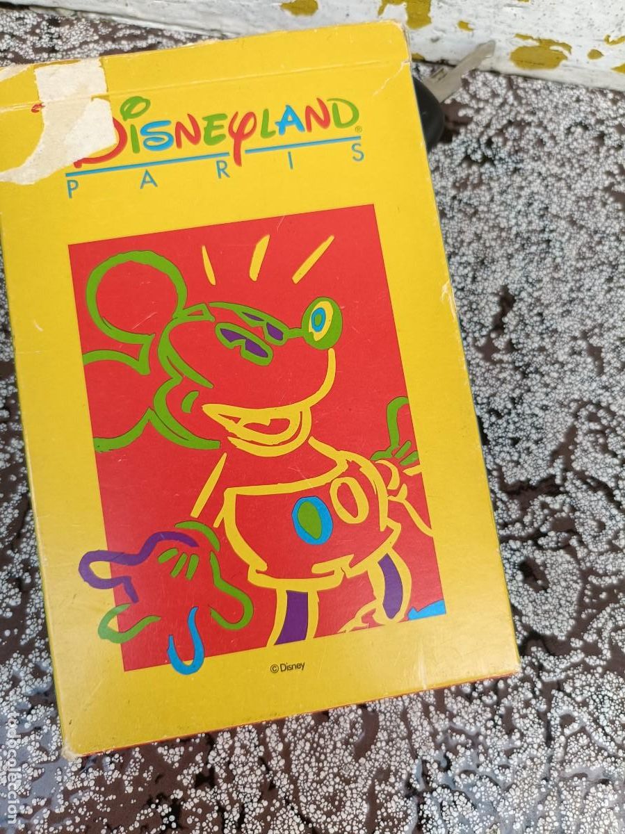 Barajas de cartas: BARAJA DE CARTAS INFANTIL. P&Oacute;KER. DISNEYLANDIA PAR&Iacute;S. RATON MICKEY