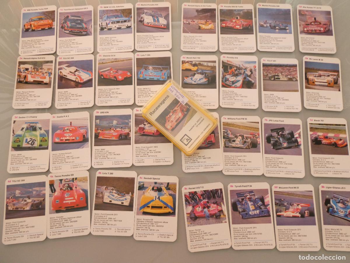 Barajas de cartas: BARAJA DE CARTAS INFANTIL. CUARTETOS FAMILIAS. COCHES DE CARRERAS A&Ntilde;OS 70 80. HOLANDA. 120GR