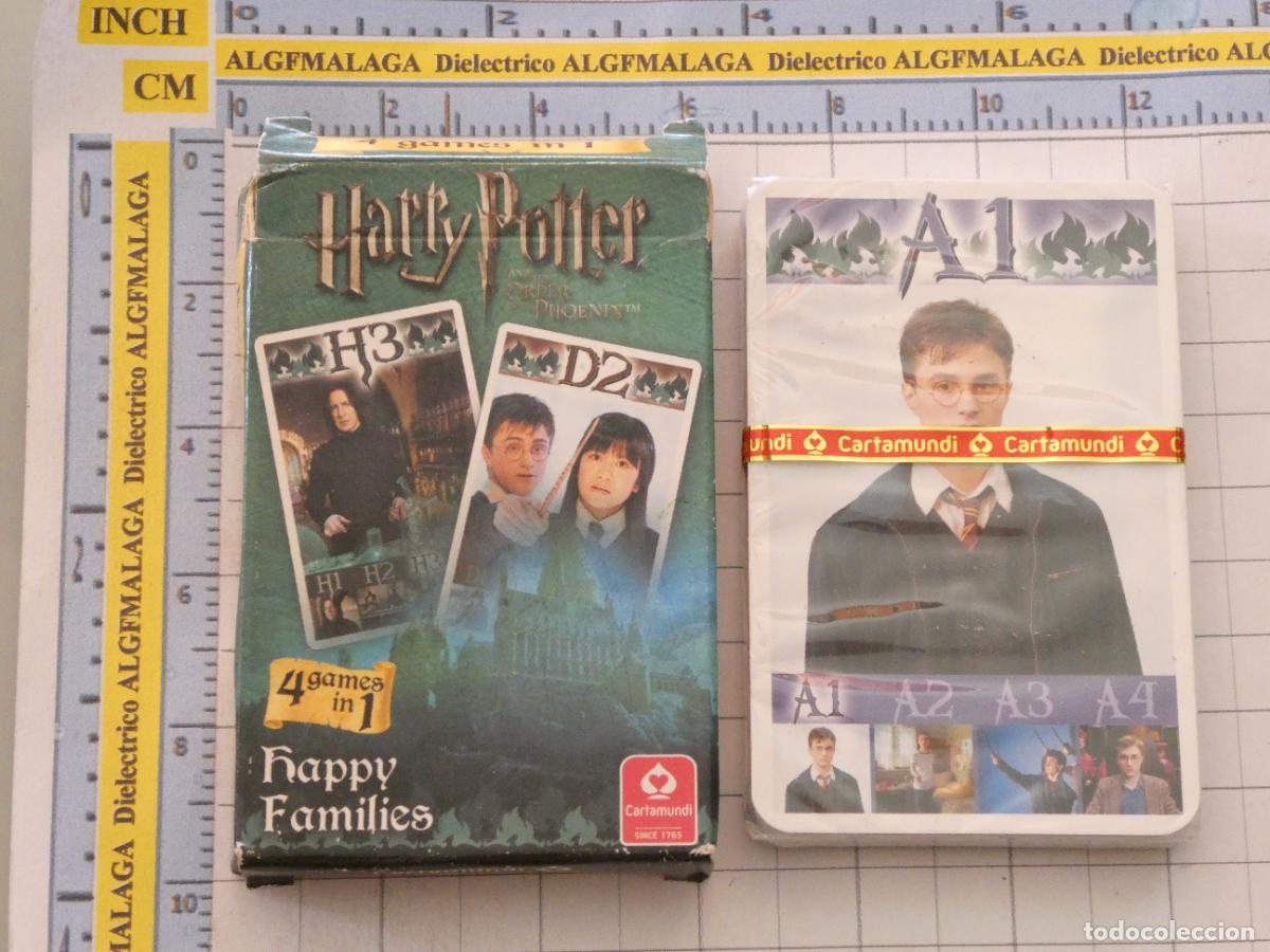 Barajas de cartas: BARAJA DE CARTAS INFANTIL. FAMILIAS HARRY POTTER Y LA ORDEN DEL F&Eacute;NIX. CARTAMUNDI. PRECINTADA . 50GR