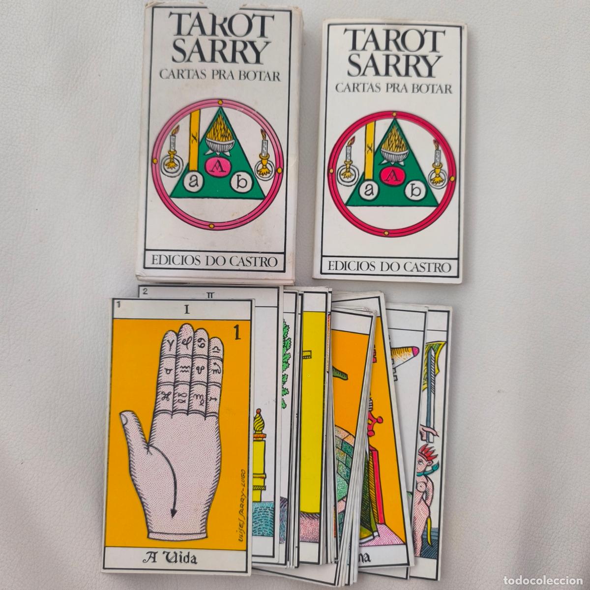 Barajas de cartas: TAROT SARRY. Cartas pra botar. Liminar de Alvaro Cunqueiro. Edicions do Castro, 1977 gallego galego