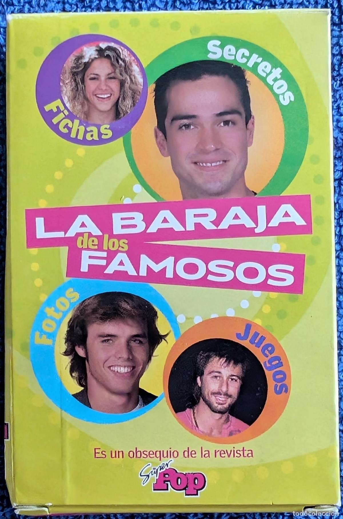 Barajas de cartas: La baraja de los famosos - Super Pop (2004) &iexcl;Impecable!