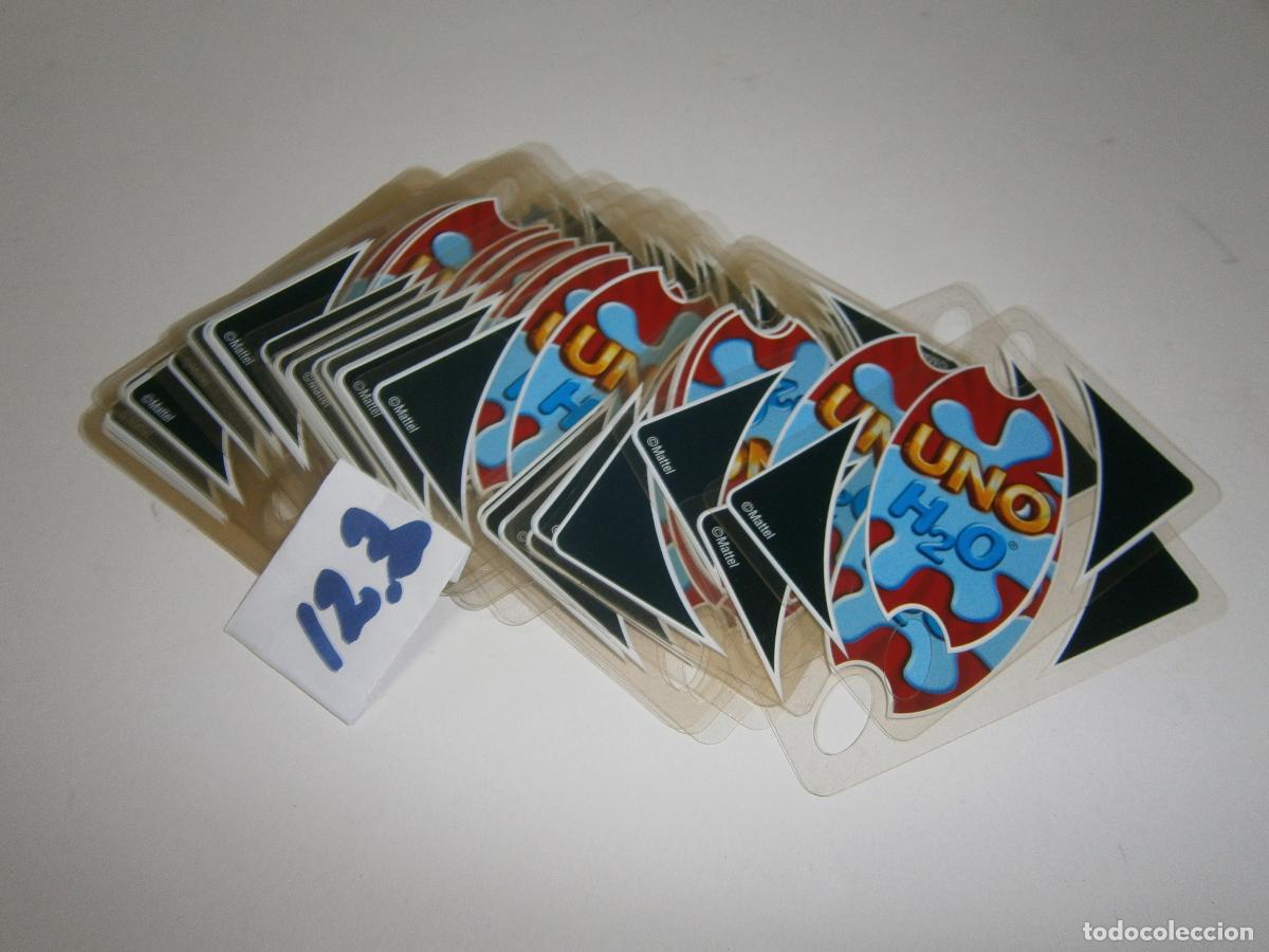 Barajas de cartas: CARTAS UNO H2O TO GO PLASTICAS RESISTENTES AL AGUA