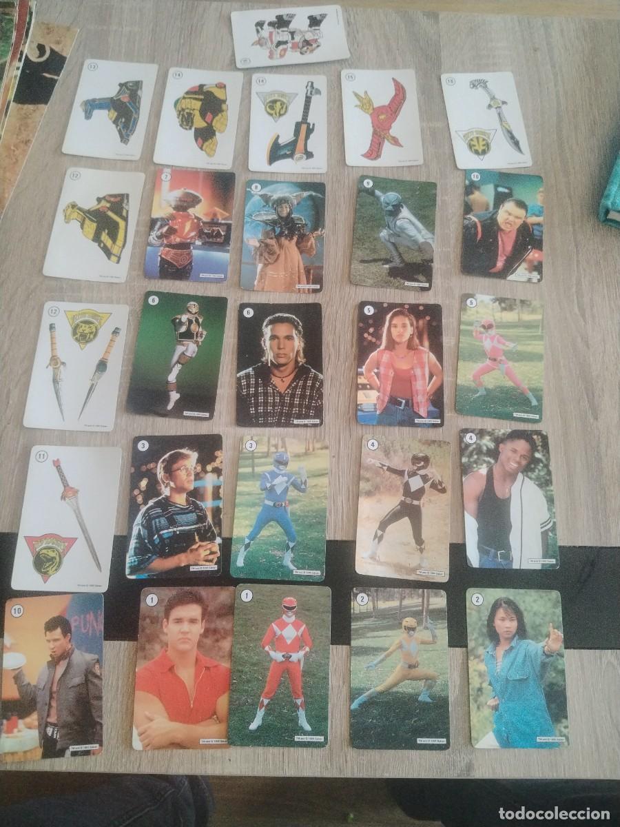 Barajas de cartas: Power Rangers, baraja con 26 cartas
