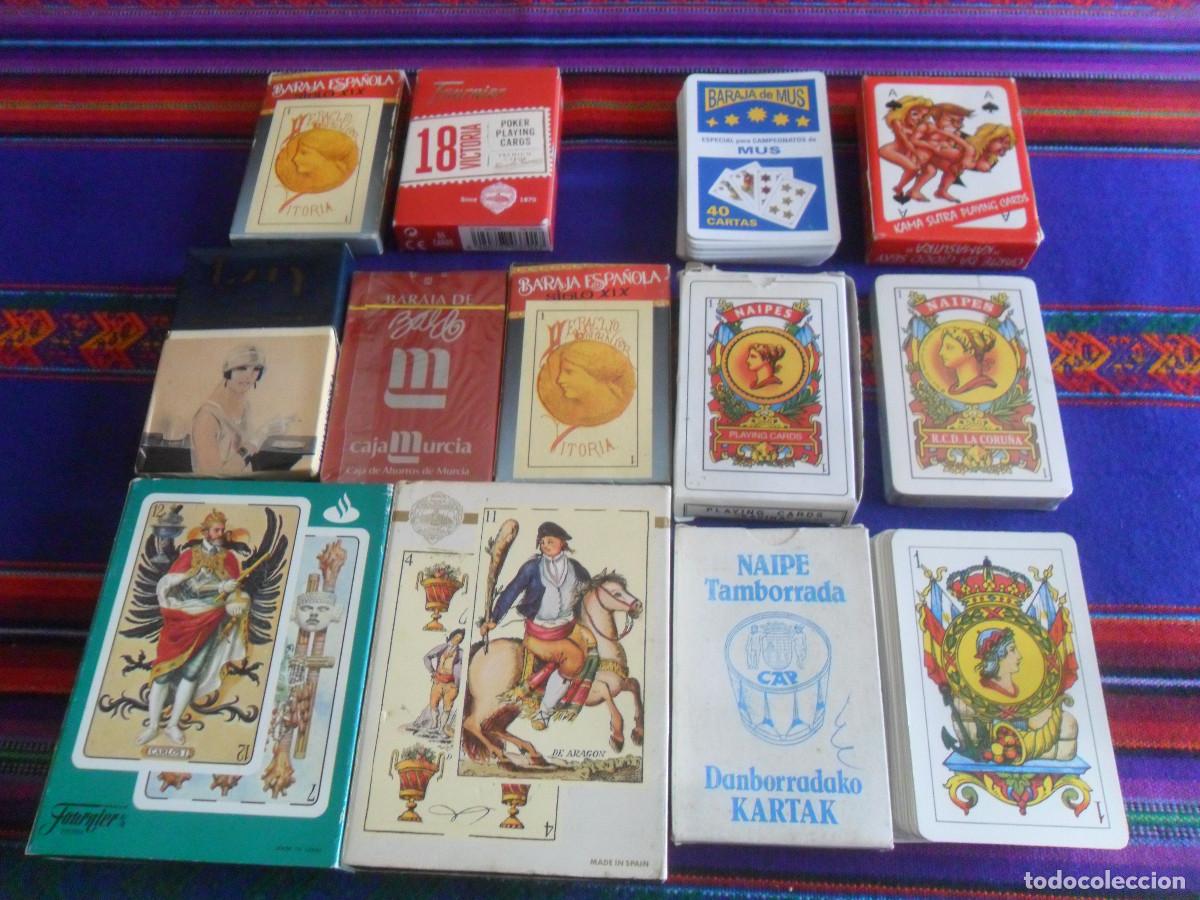 Barajas de cartas: 11 BARAJA COMPLETA GAGGIA MUS DEPOR CORU&Ntilde;A TAMORRADA KAMA SUTRA LADY SIGLO XIX BALDO GOYESCA IBERO