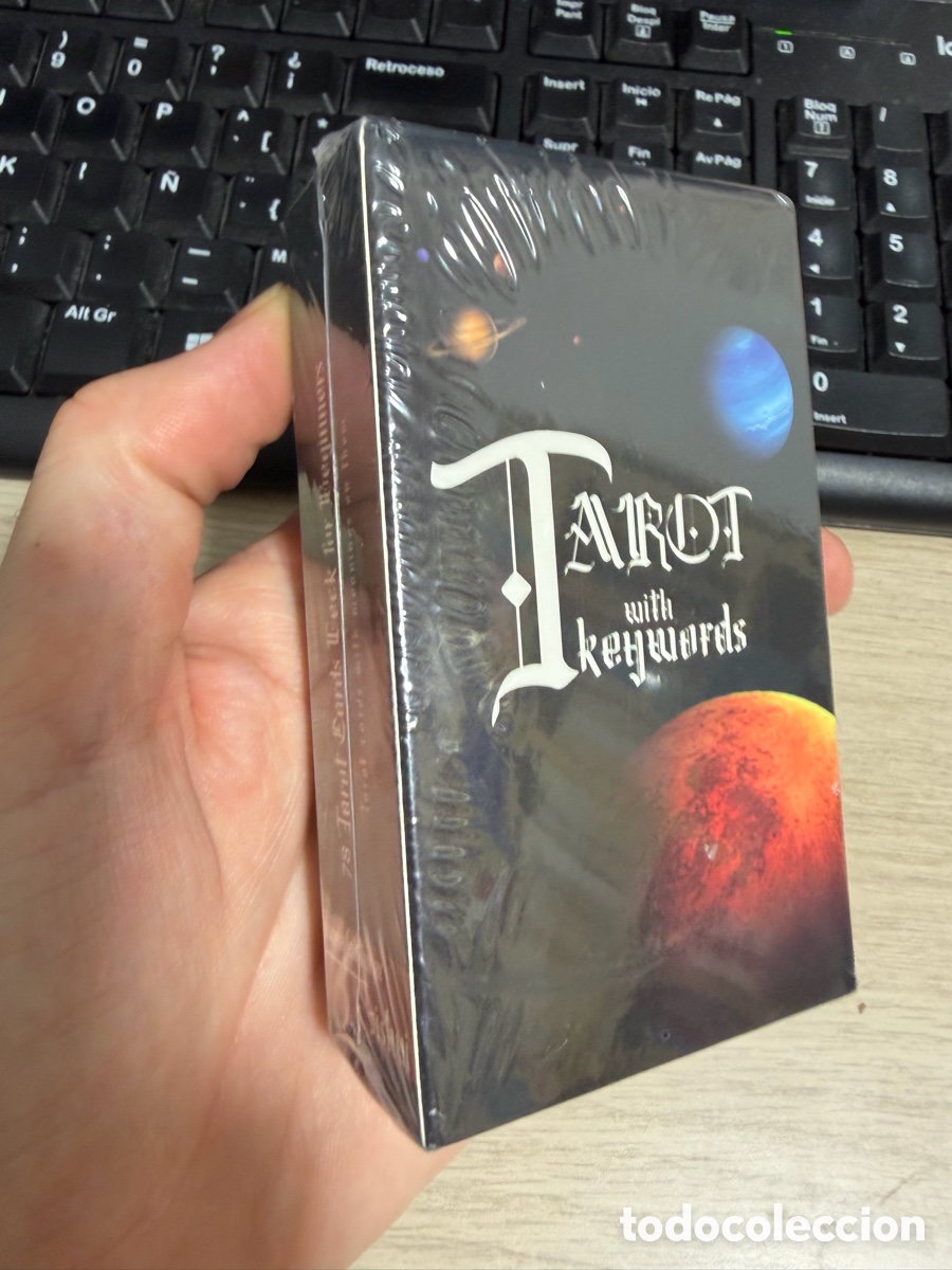Barajas de cartas: Tarot with keywords con significado baraja de cartas, precintada