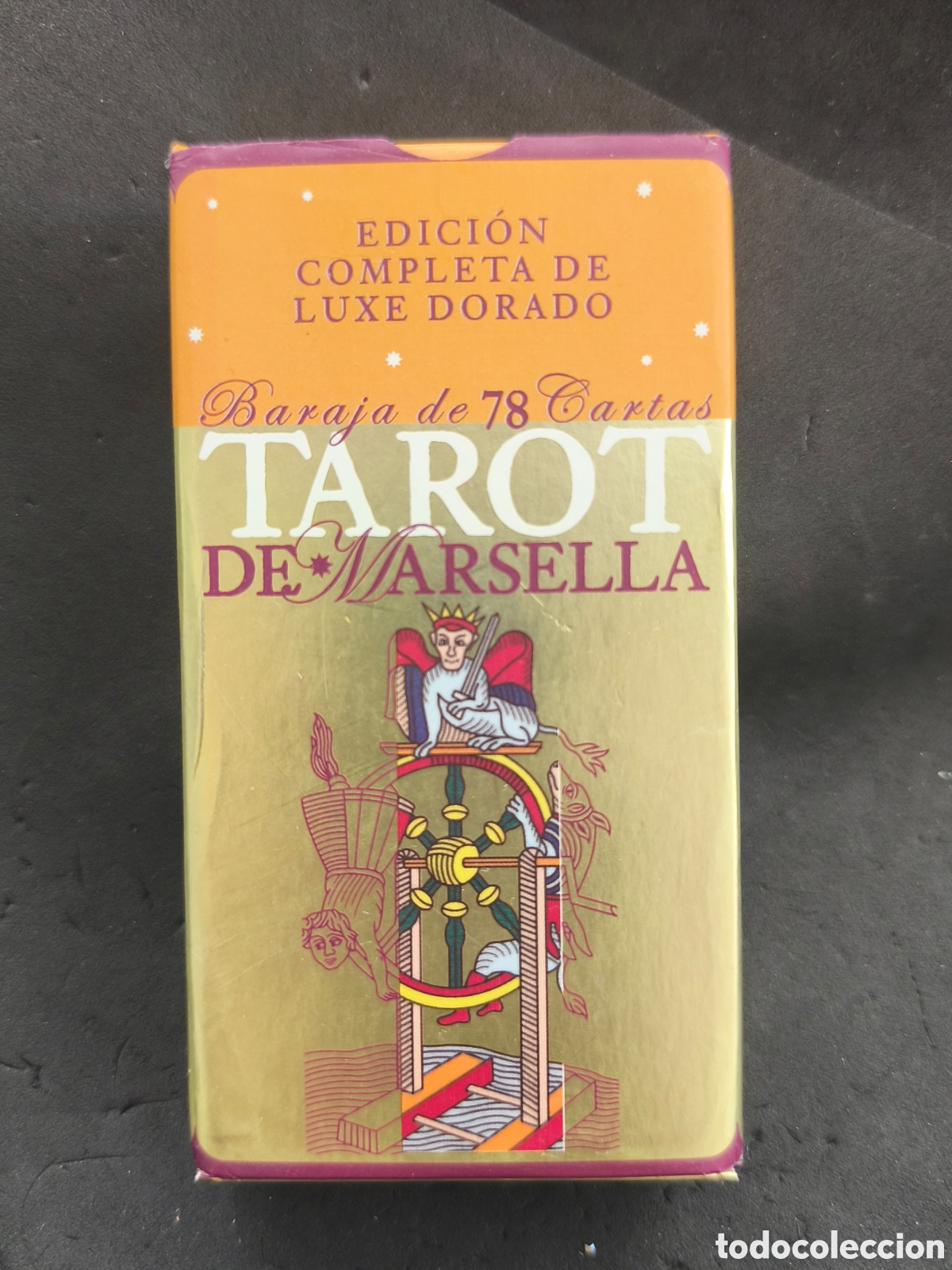 Barajas de cartas: Tarot marseille, edici&oacute;n completo luxe Dore