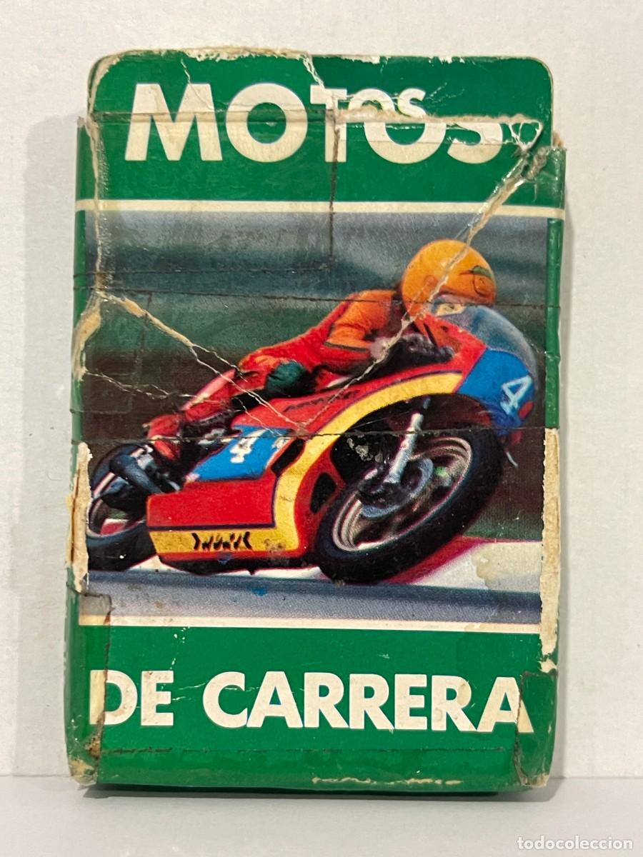 Barajas de cartas: Baraja de Cartas MOTOS DE CARRERA Made in Spain original a&ntilde;o 1980 Heraclio Fournier Vitoria naipes
