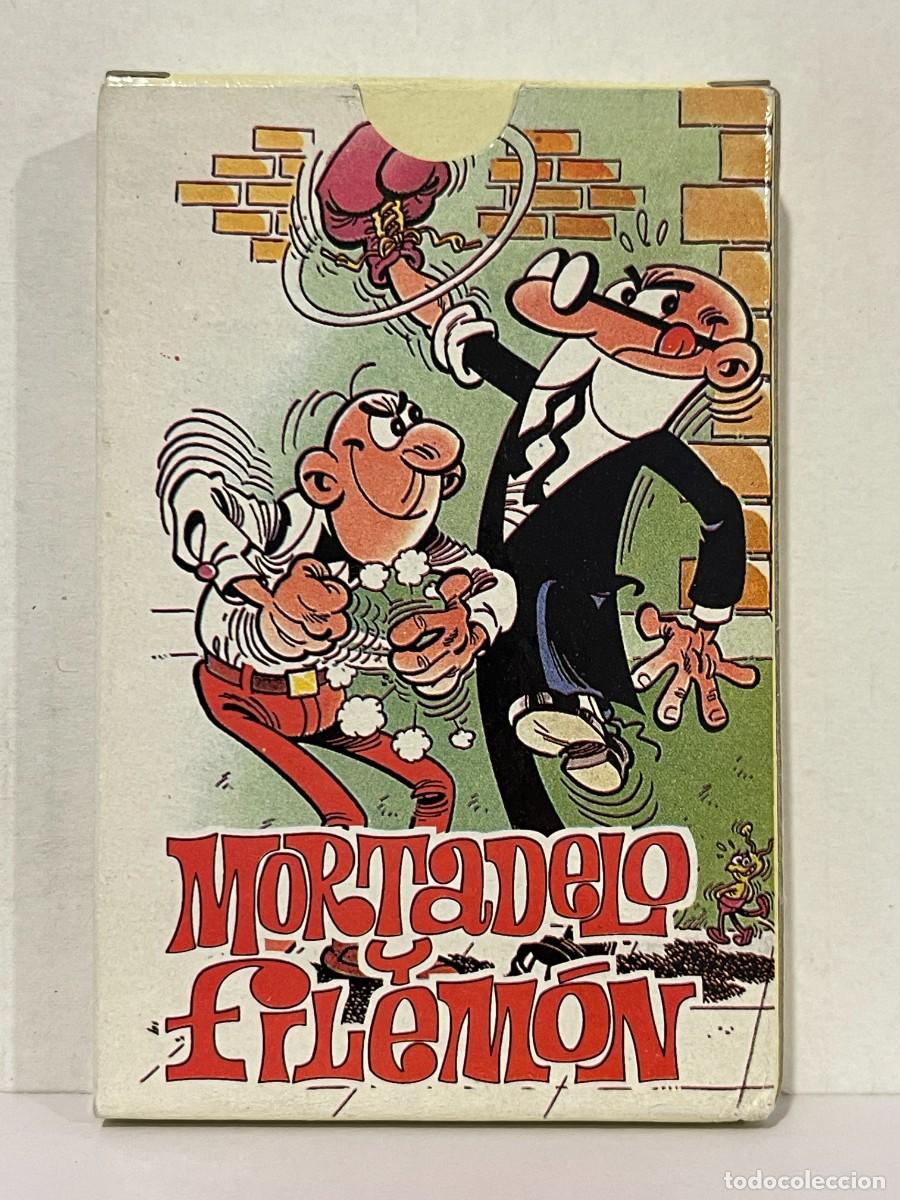 Barajas de cartas: Baraja de Cartas infantil MORTADELO y FILEMON F. Iba&ntilde;ez Ediciones B a&ntilde;o 1994 Made in Spain naipes