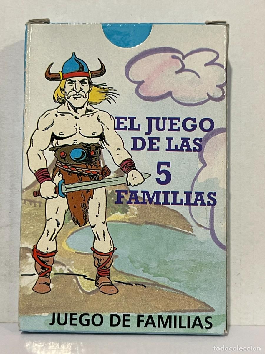 Barajas de cartas: Baraja de Cartas infantil EL JUEGO DE LAS 5 FAMILIAS Varitemas Cl&aacute;sicos Infantiles naipes