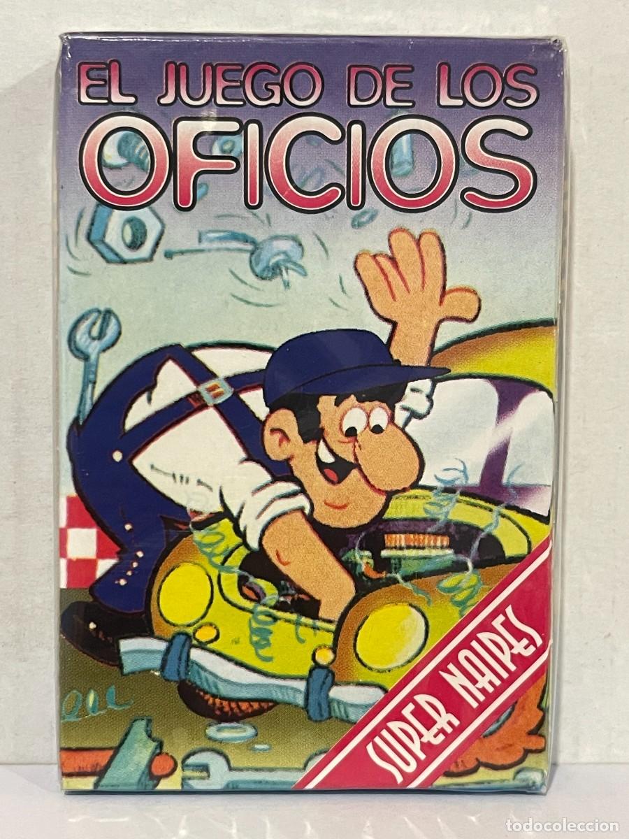Barajas de cartas: Baraja Cartas infantil EL JUEGO DE LOS OFICIOS super naipes mec&aacute;nico electricista fontanero sastre