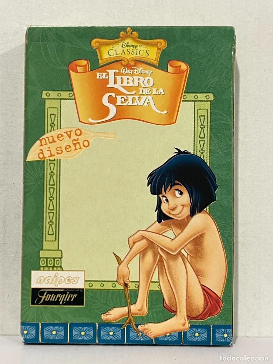 Barajas de cartas: Baraja Cartas infantil EL LIBRO DE LA SELVA Disney 1999 Made in Spain Heraclio Fournier naipes RARA