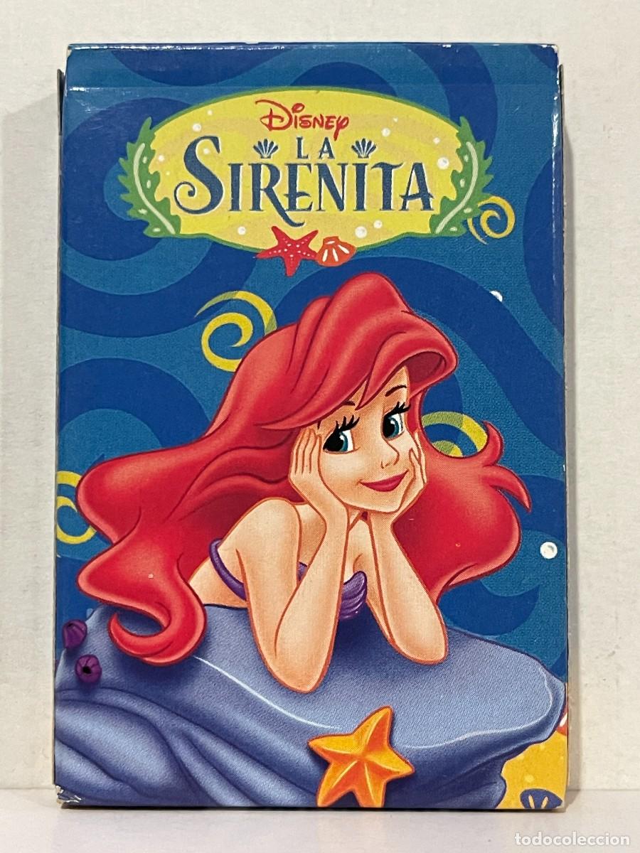 Barajas de cartas: Baraja Cartas infantil LA SIRENITA Disney 1999 Made in Spain Heraclio Fournier naipes siete y media
