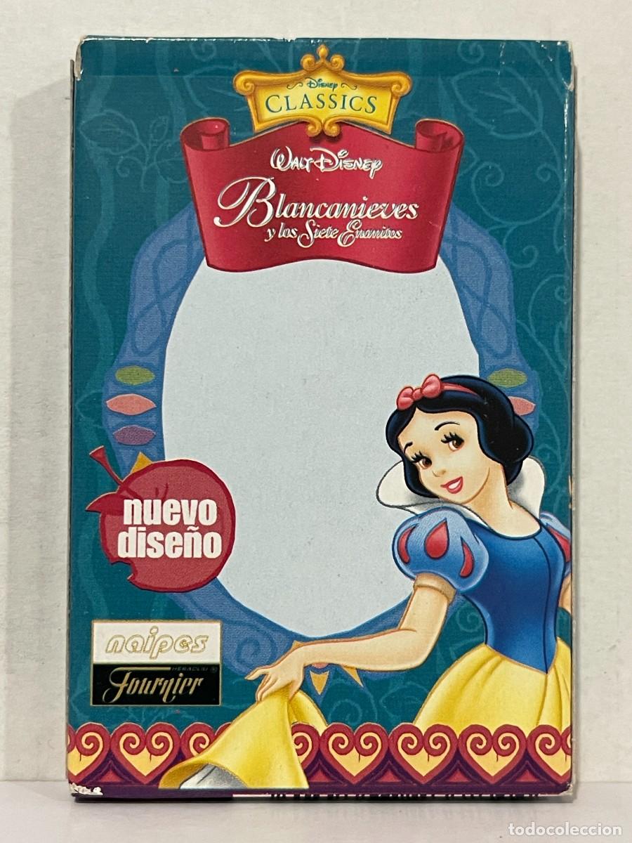 Barajas de cartas: Baraja Cartas infantil BLANCANIEVES y los SIETE ENANITOS Walt Disney Heraclio Fournier naipes RARA