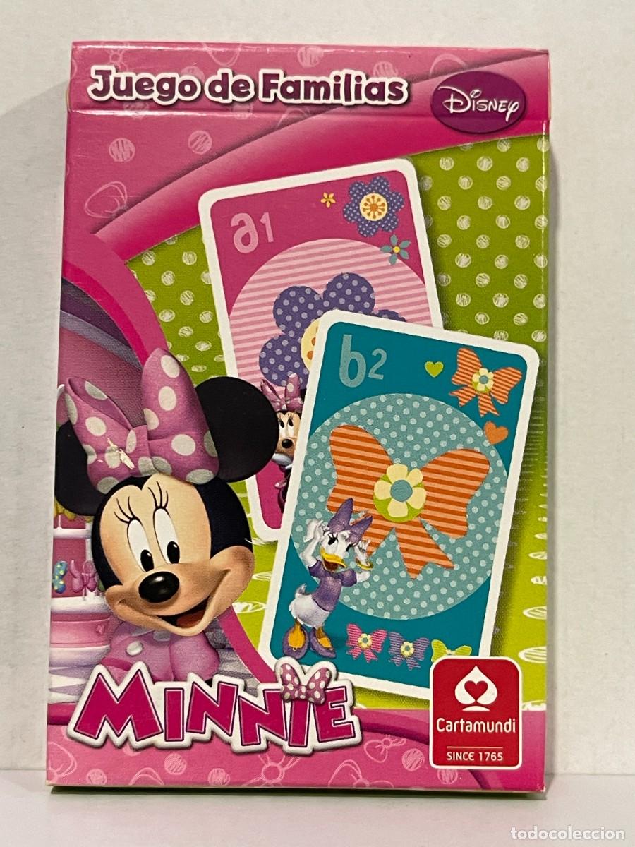 Barajas de cartas: Baraja de Cartas infantil MINNIE Disney Cartamundi naipes juego de familias mickey donald