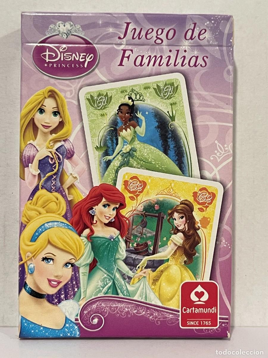 Barajas de cartas: Baraja de Cartas infantil Juego de Familias PRINCESAS Princess Disney Cartamundi naipes
