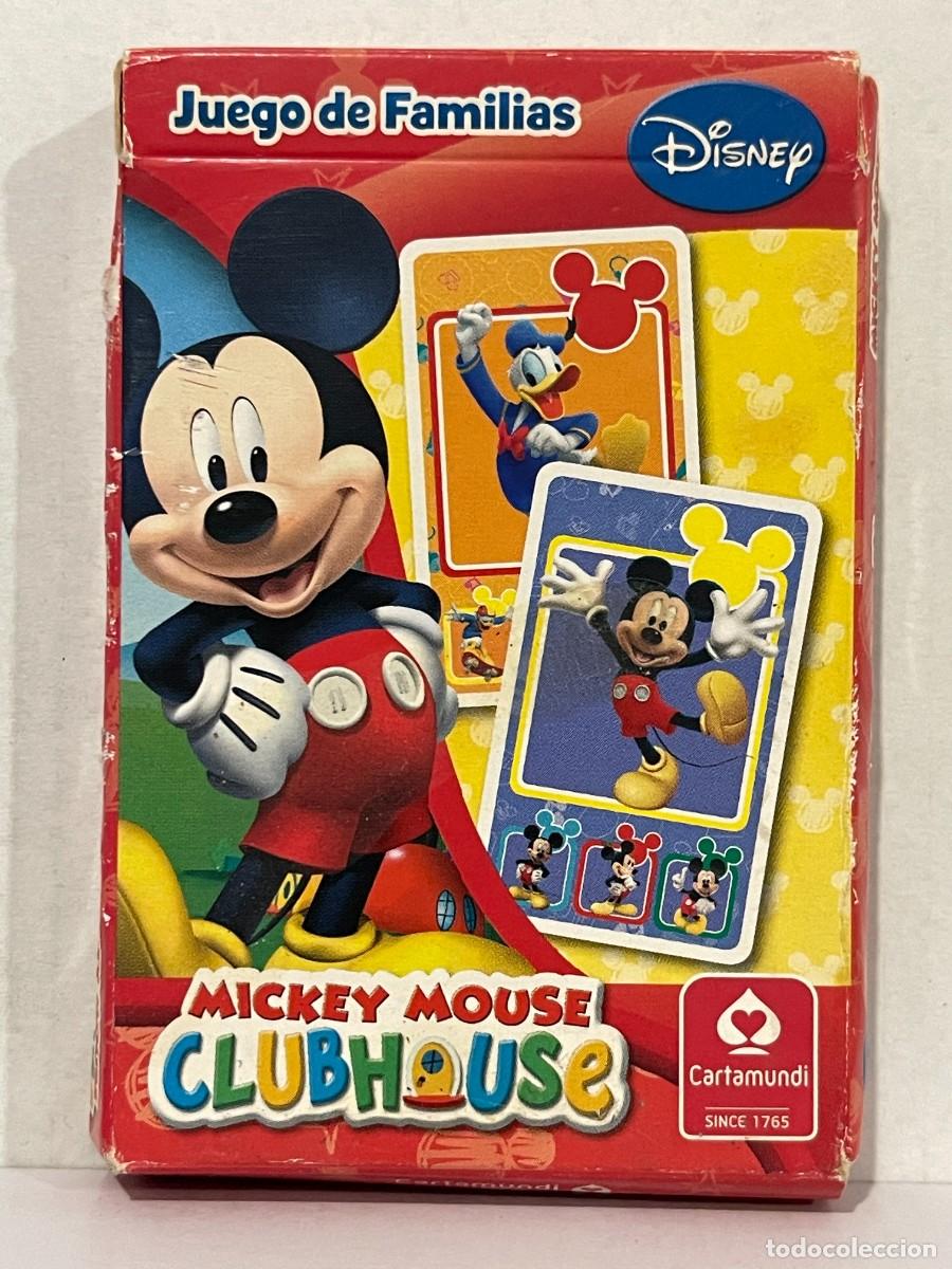 Barajas de cartas: Baraja de Cartas infantil MICKEY MOUSE Club House Disney Cartamundi naipes juego de familias