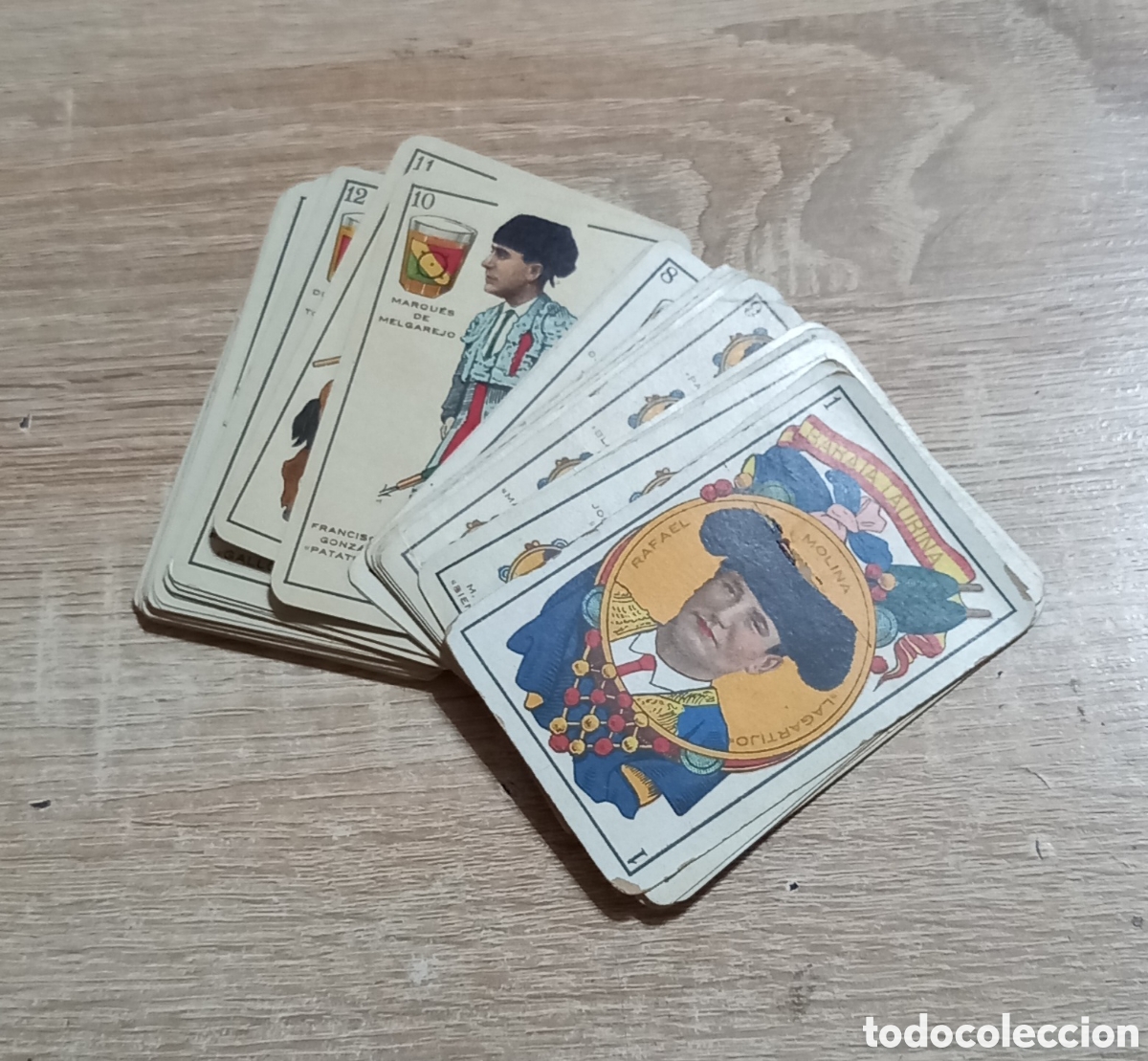 Barajas de cartas: BARAJA TOREROS CHOCOLATE ANGELICAL