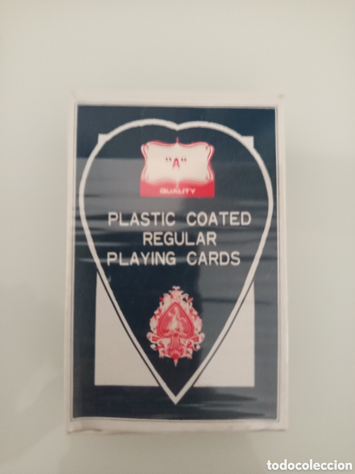 Barajas de cartas: ❇️ BARAJA DE CARTAS POKER PLASTIC COATED REGULAR PLAYING CARDS AZUL BLUE - FALTAN DOS JOKER - ❇️