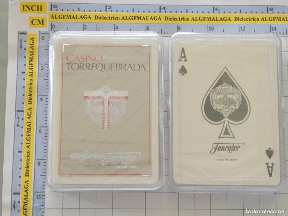 Barajas de cartas: BARAJA DE CARTAS DE POKER. FOURNIER. CASINO TORREQUEBRADA BENALMADENA M&Aacute;LAGA PRECINTADA. 140GR