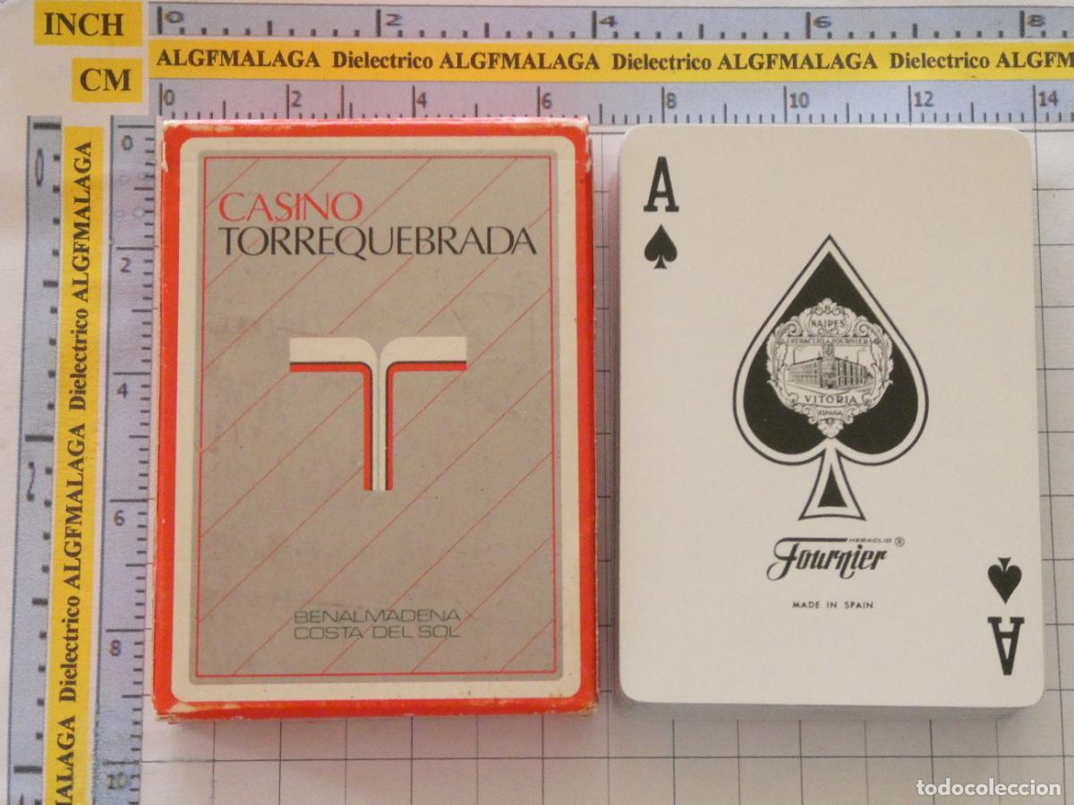 Barajas de cartas: BARAJA DE CARTAS DE POKER. FOURNIER. CASINO TORREQUEBRADA BENALMADENA M&Aacute;LAGA . 100GR