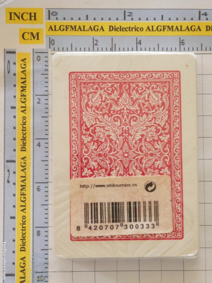 Barajas de cartas: BARAJA DE CARTAS DE POKER. FOURNIER. ESTAMPADO CL&Aacute;SICO. PRECINTADA. 100GR