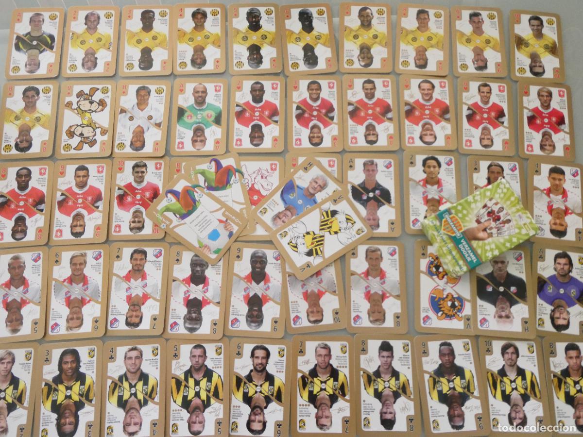 Barajas de cartas: BARAJA DE CARTAS DE P&Oacute;KER. LIGA HOLANDA JUGADORES EQUIPOS FUTBOL RODA TWENTE UTRECHT VITESSE. 90GR
