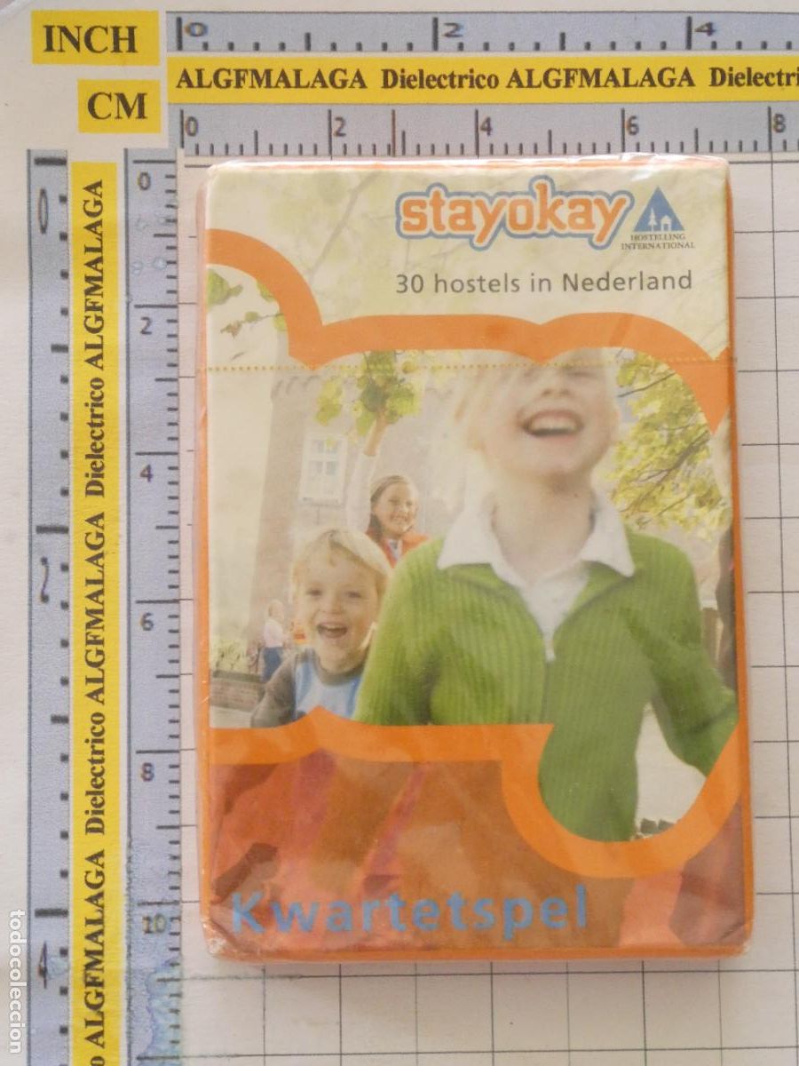 Barajas de cartas: BARAJA DE CARTAS INFANTIL. CUARTETOS HOLANDA STAYOKAY HOTELES HOSTALES. PRECINTADA. 80GR