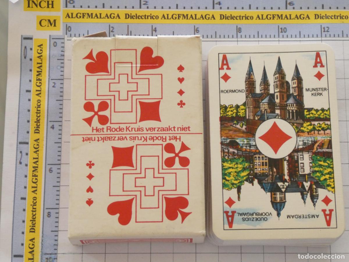 Barajas de cartas: BARAJA DE CARTAS DE P&Oacute;KER. CRUZ ROJA DE HOLANDA PAISES BAJOS. HET RODE KRUIS. 90GR