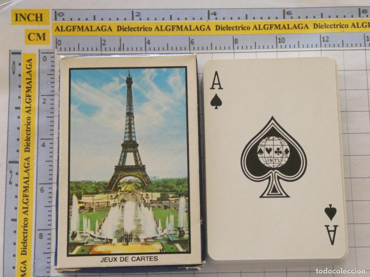 Barajas de cartas: BARAJA CARTAS P&Oacute;KER. SOUVENIR TURISMO TORRE EIFFEL PARIS FRANCIA. 80GR
