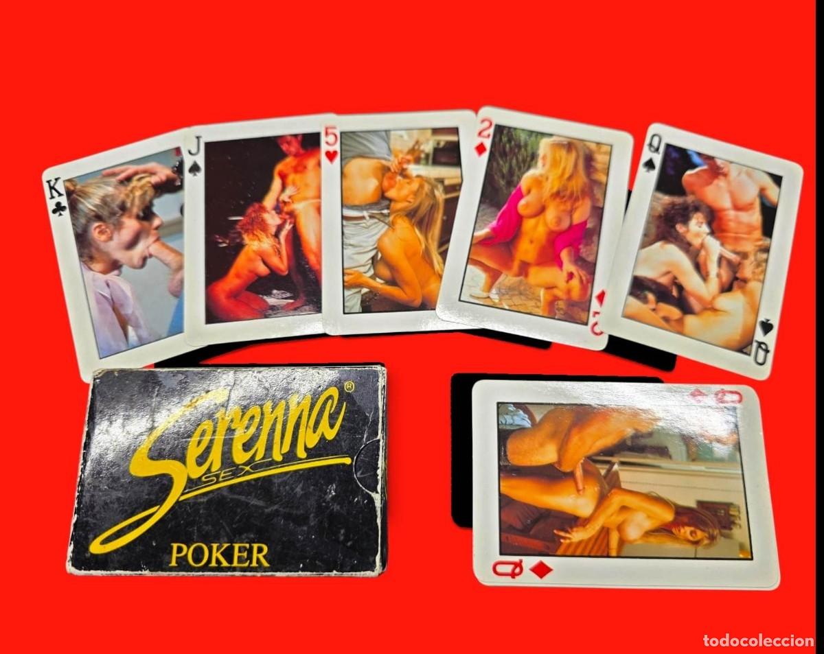 Barajas de cartas: SERENNA - SEX POKER, BARAJA COMPLETA BIEN CONSERVADA