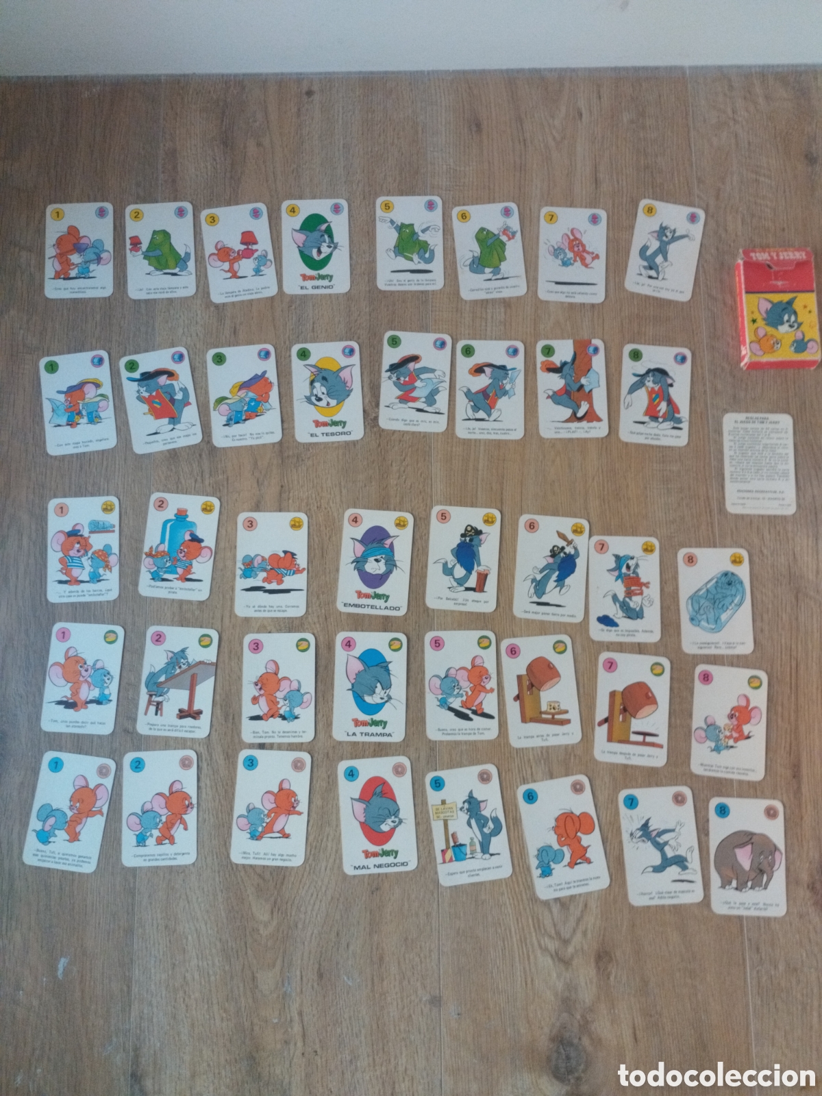 Barajas de cartas: Barajas El juego de Tom y Jerry ediciones recreativas 1979
