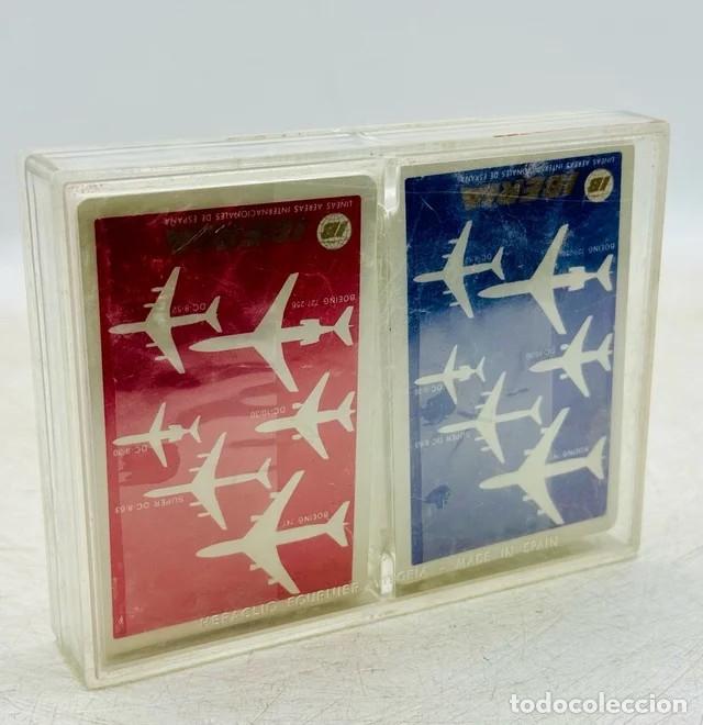 Barajas de cartas: 2 BARAJAS DE CARTAS DE COLECCI&Oacute;N - IBERIA - VINTAGE