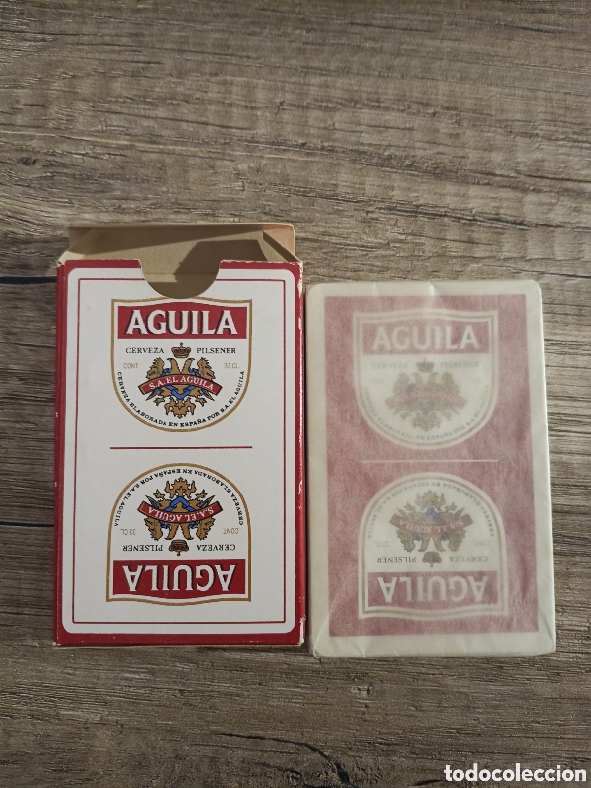 Barajas de cartas: BARAJA DE CARTAS FOURNIER SIN ABRIR CERVEZA AGUILA