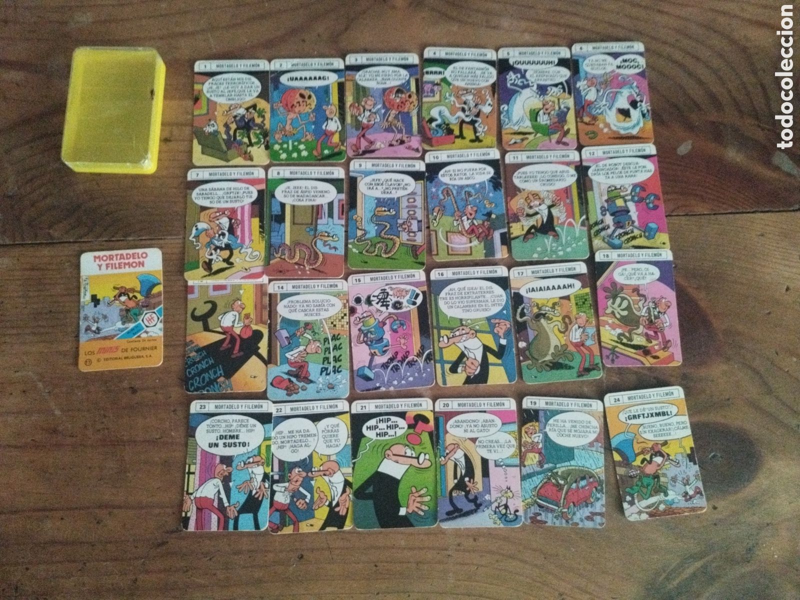 Barajas de cartas: Mini Fournier baraja Mortadelo y Filem&oacute;n BARAJA MINI DE FOURNIER