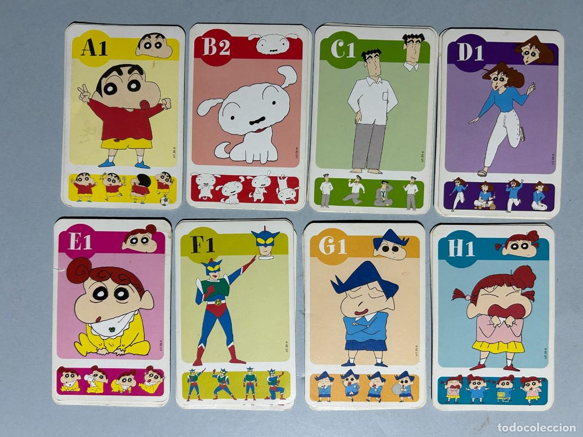 Barajas de cartas: Baraja cartas Shin-chan 1992 Incompleta