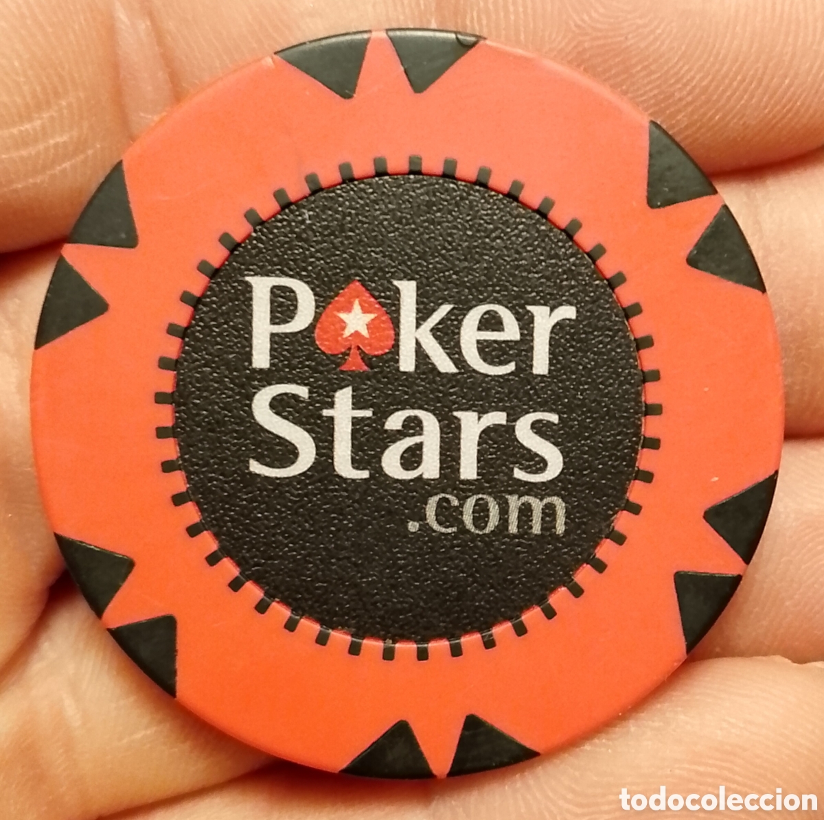Barajas de cartas: Ficha de p&oacute;quer promoci&oacute;nal Poker Stars .com