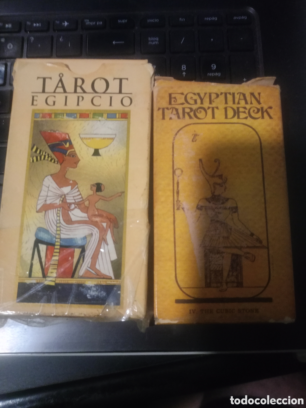 Barajas de cartas: 2 barajas cartas tarot egipcio