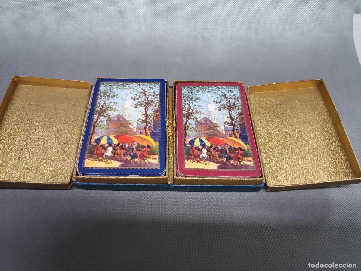 Barajas de cartas: Doble baraja naipes cartas Waadington's en estuche de lujo