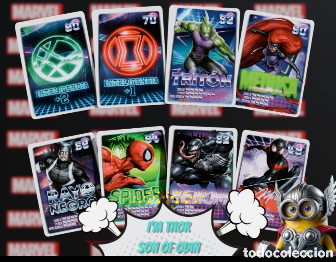 Barajas de cartas: Marvel Cards Collection - Foto 2