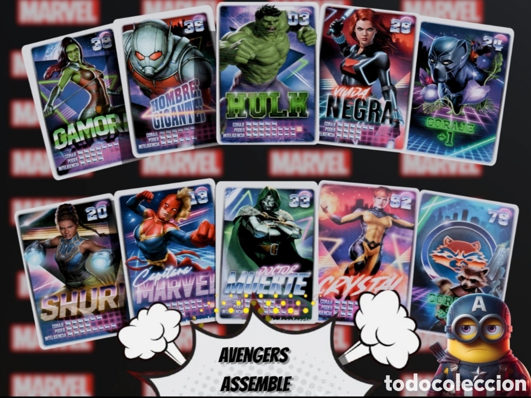 Barajas de cartas: Marvel Cards Collection - Foto 3