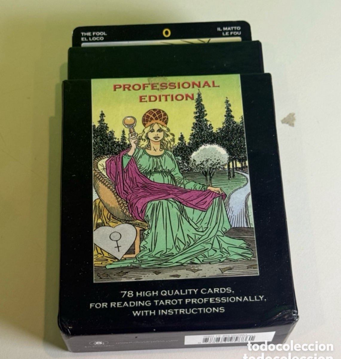 Barajas de cartas: TAROT UNIVERSAL PROFESSIONAL XXL LO SCARABEO 78 CARTAS GIGANTES COMPLETO ROBERTO DE ANGELIS