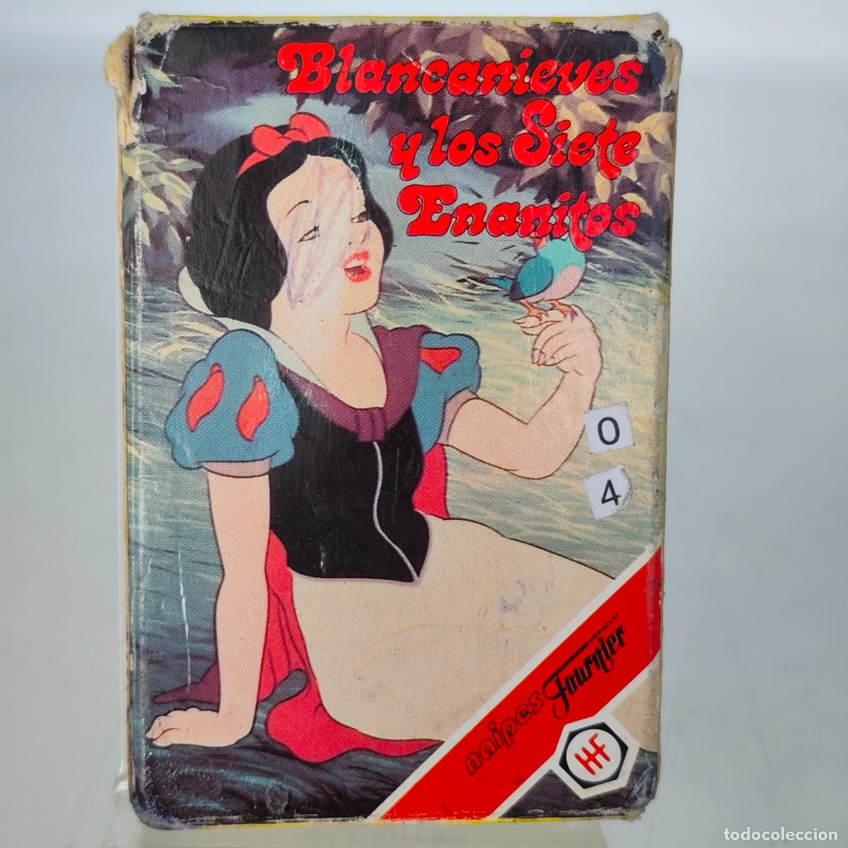 Barajas de cartas: Baraja Blancanieves y los Siete Enanitos Naipes Fournier Disney Completa 1992