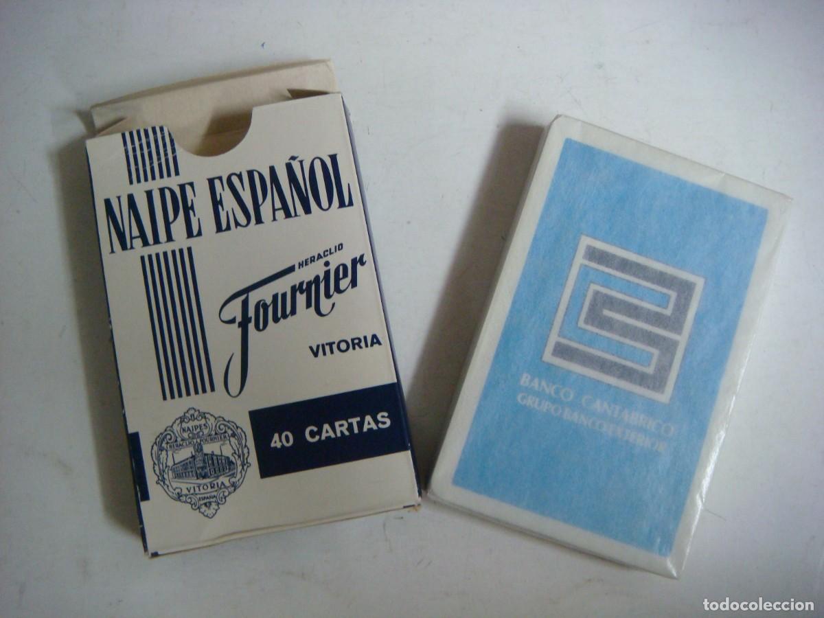 Barajas de cartas: BARAJA ESPA&Ntilde;OLA DE FOURNIER CON PUBLICIDAD DE BANCO CANTABRICO GRUPO BANCO EXTERIOR-(&)