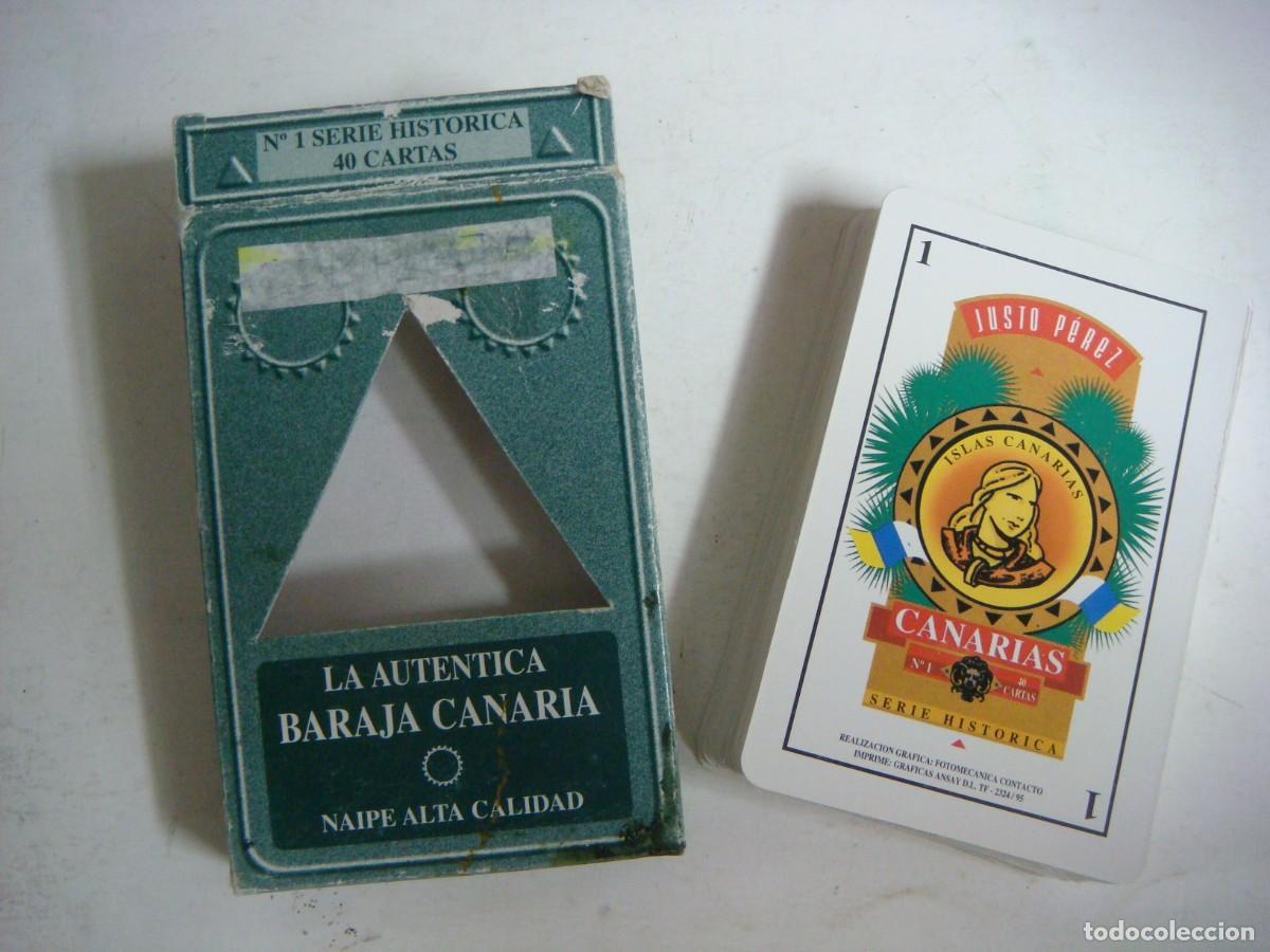 Barajas de cartas: BARAJA ESPA&Ntilde;OLA LA AUTENTICA BARAJA CANARIAS CON PUBLICIDAD DE ZONA CENTRO SANTA CRUZ-(&)