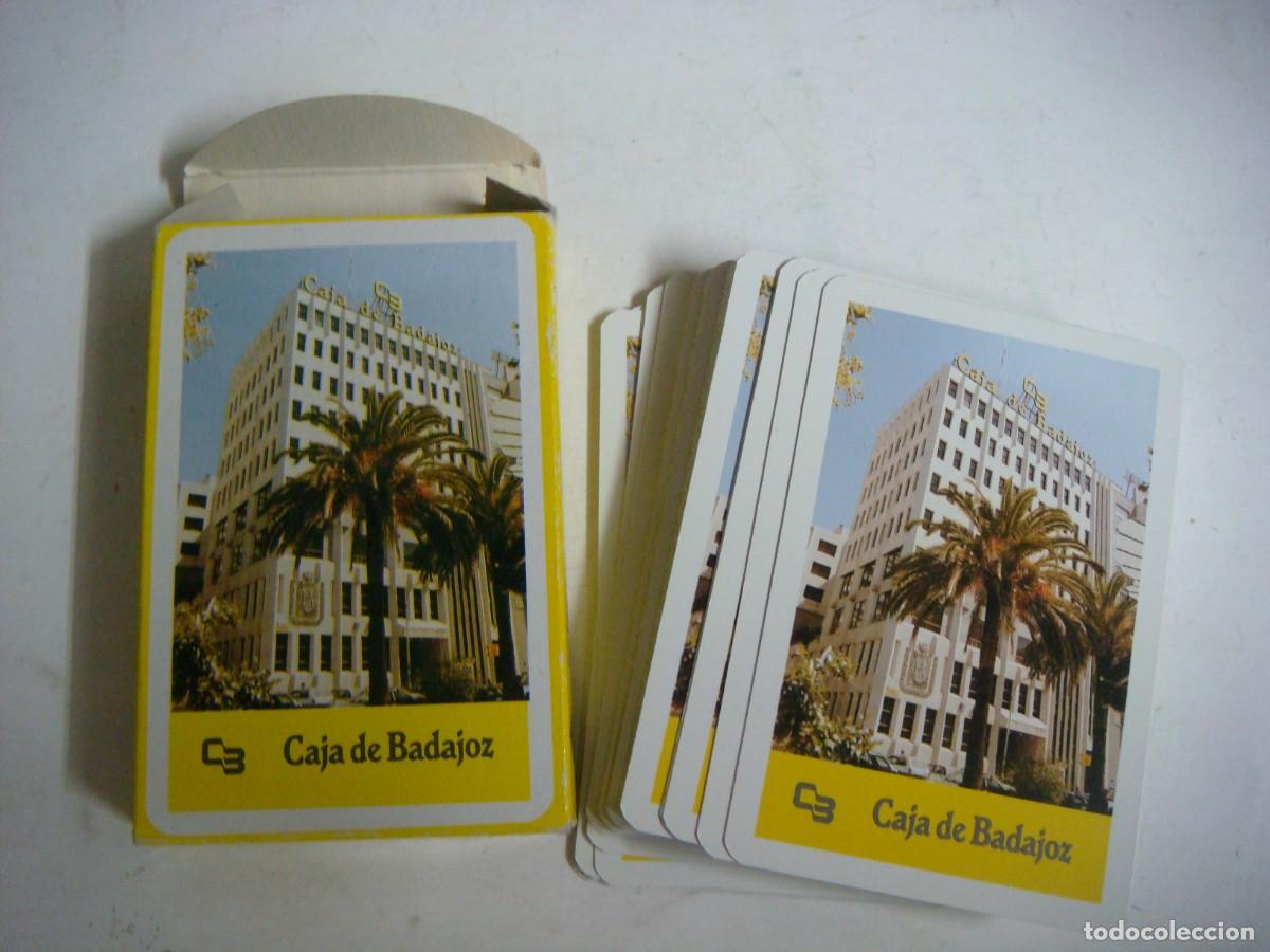 Barajas de cartas: BARAJA ESPA&Ntilde;OLA DE COMAS CON PUBLICIDAD DE CAJA DE BADAJOZ -(&)